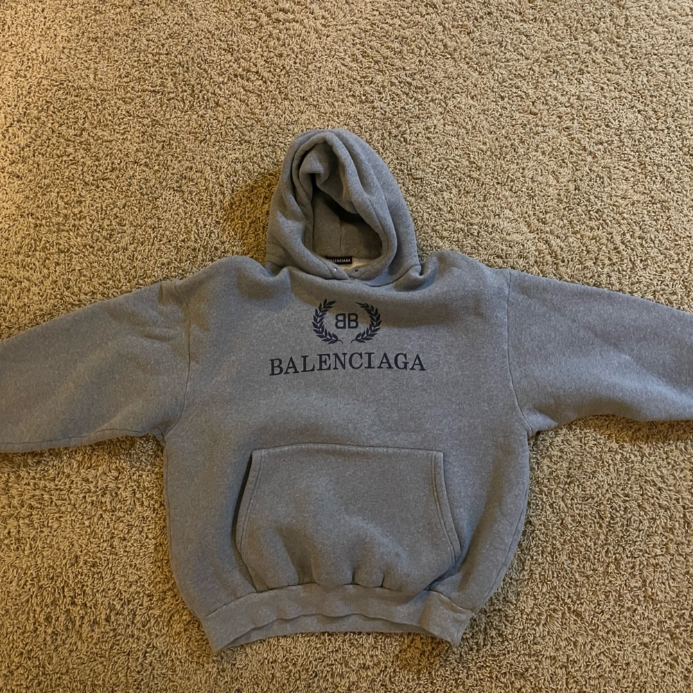 Balenciaga Hooded Sweatshirt Size XXL (fits small size more like a L)